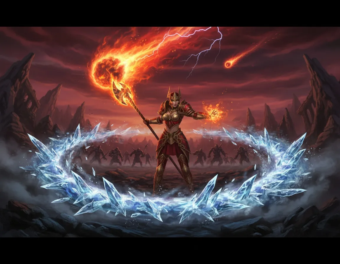 Knight Online Mage meteor ve nova combo Knight Online Mage combo